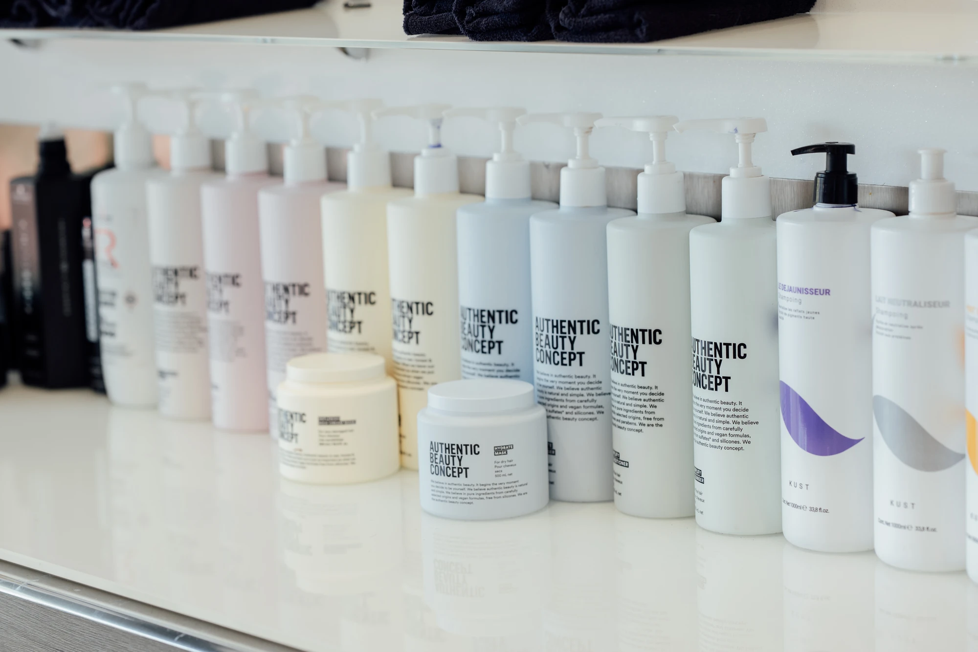 Les produits capillaires du salon